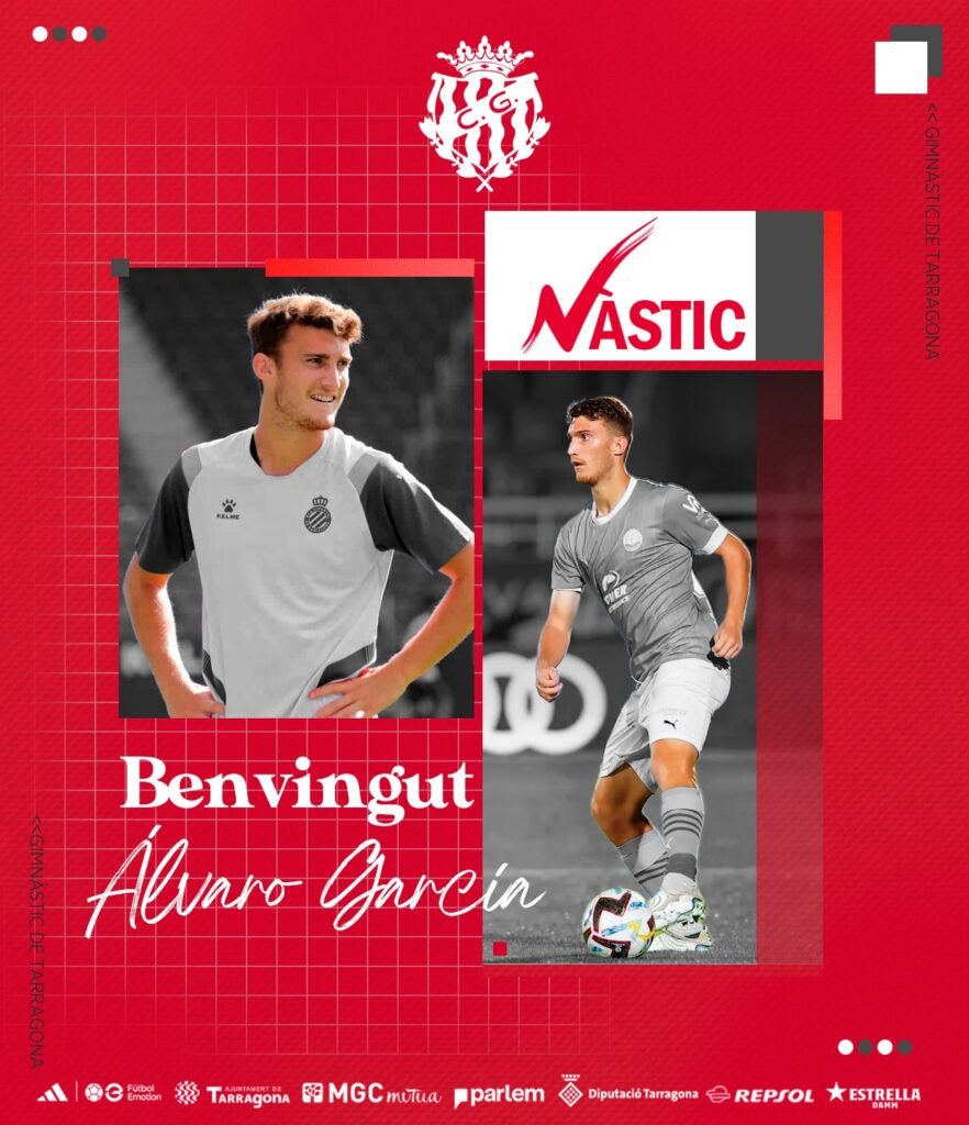 El Nàstic de Tarragona incorpora a un nuevo central, Álvaro García.