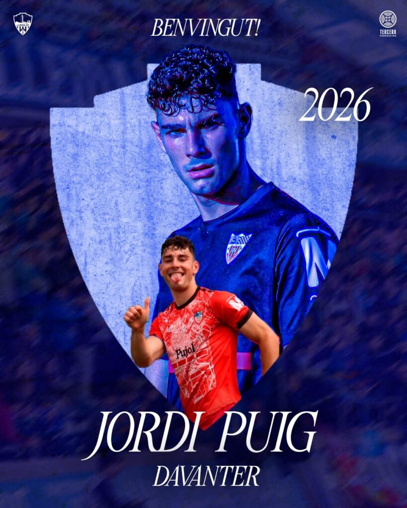 El Lleida CF anuncia la incorporación de Jordi Puig.