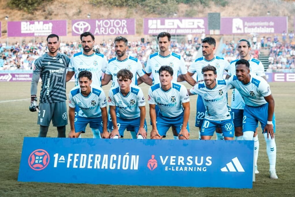El primer once titular del Tenerife en Primera RFEF