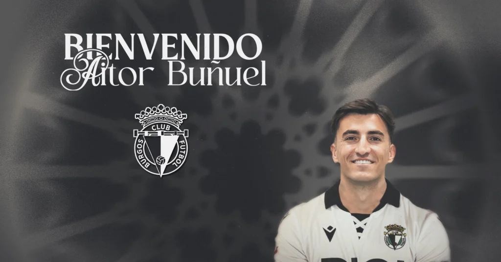 Aitor Buñuel, la nueva incorporación en defensa del Burgos.