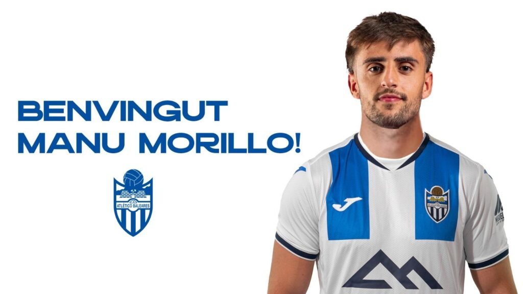 Manu Morrillo, el nuevo fichaje del Atlético Baleares. Foto: Web Atlético Baleares.