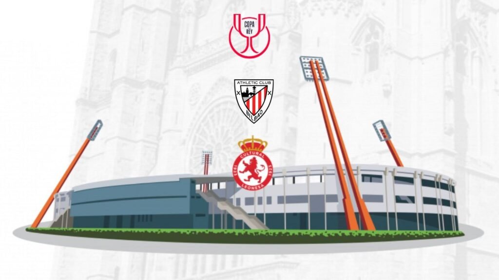 La Cultural Leonesa recibe al Athletic Club en su feudo para los octavos de final de la Copa del Rey.