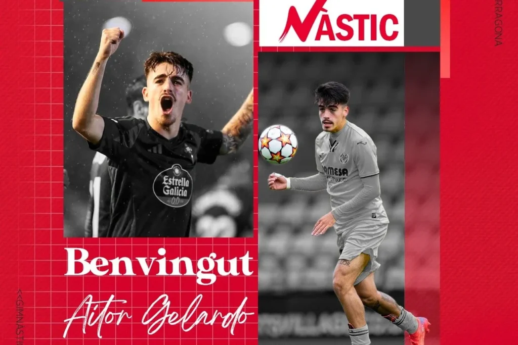 El Nàstic incorpora a Aitor Gelardo para esta temporada y la siguiente.