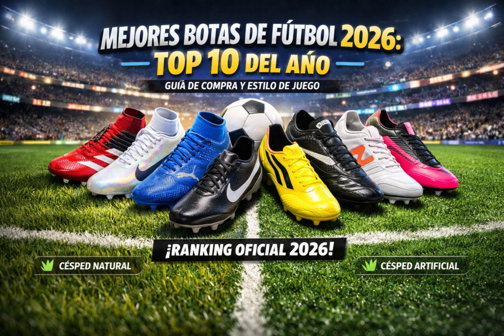 Las mejores botas de fútbol de 2026. La guía completa según tu perfil de jugador.
